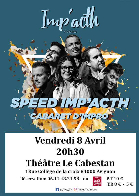 Affiche Speed Imp'acth 08/04/2022