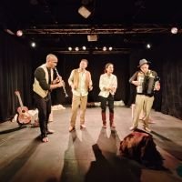 Photo en scène du spectacle Laissez mon cheval libre, il sait où aller